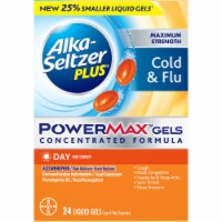 Alka Seltzer Plus Day Non-Drowsy Cold & Flu PowerMax Liquid Gels