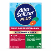 Alka-Seltzer Plus® Maximum Strength Day-Night Sinus Congestion and Pain PowerMax® Gels Perspective: Main