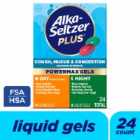 Alka-Seltzer Plus® Max Strength Day + Night Cough Mucus & Congestion PowerMax® Liquid Gels Perspective: Main
