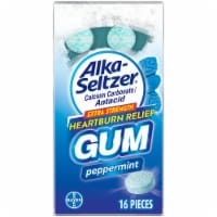 Alka-Seltzer Peppermint Extra Strength Heartburn Relief Gum