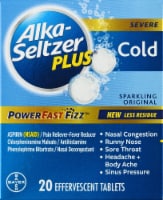Alka-Seltzer Plus® PowerFast Fizz Severe Cold Effervescent Tablets Perspective: Main