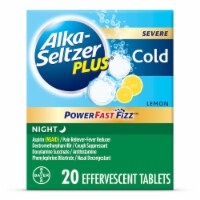 Alka-Seltzer Plus® Severe Night Cold Medicine PowerFast Fizz™ Effervescent Tablets
