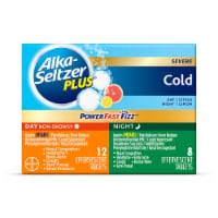 Alka-Seltzer Plus® Severe Day & Night Cold Medicine PowerFast Fizz™ Effervescent Tablets