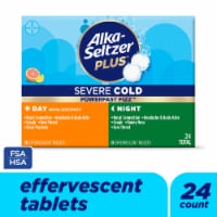 Alka-Seltzer Plus® Severe Cold Powerfast Fizz™ Day-Night Effervescent Tablets Perspective: Main