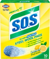 S.O.S Lemon Fresh Steel Wool Soap Pads