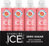 Sparkling Ice® Pink Grapefruit Flavored Sparkling Bottled Water Perspective: Main