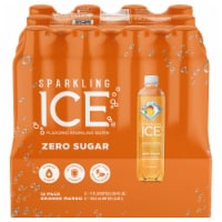 Sparkling Ice® Orange Mango Flavored Sparkling Bottled Water Perspective: Main