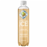 Sparkling Ice® Ginger Lime Flavored Sparkling Bottled Water Perspective: Main