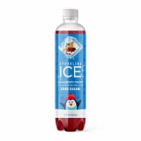 Sparkling Ice® Cranberry Frost Flavored Sparkling Bottled Water Perspective: Main