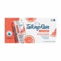 Talking Rain +Caffeine Blood Orange Naturally Flavored Sparkling Water Perspective: Main