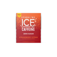 Sparkling Ice® Caffeinated Strawberry Citrus Flavored Sparkling Water Cans