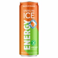 Sparkling Ice® + Energy Maximum Mango Energy Drink Perspective: Main
