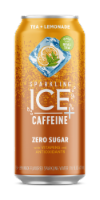 Sparkling Ice + Caffeine Tea + Lemonade Zero Sugar Can Perspective: Main