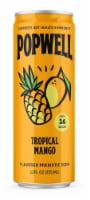 Popwell Tropical Mango Prebiotic Soda Can Perspective: Main