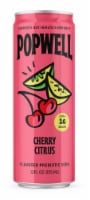Popwell Cherry Citrus Prebiotic Soda Can Perspective: Main