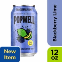 Popwell Blackberry Lime 12oz Standard Can Perspective: Main