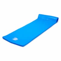 TRC Recreation Splash 1.25 Thick Foam Swimming Pool Float Mat, Bahama Blue