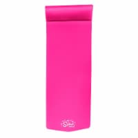 TRC Recreation Splash 1.25 Thick Foam Swimming Pool Float Mat, Flamingo Pink