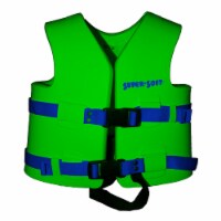 TRC Recreation Super Soft Youth Life Jacket Swim Vest, Medium, Fierce Green