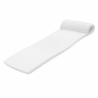 TRC Recreation Sunsation 1.75 Thick Foam Lounger Swimming Pool Float, White