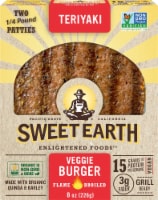 Sweet Earth Natural Foods Vegan Teriyaki Veggie Burger Perspective: Main