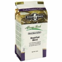 Steep & Brew Breakfast Blend Whole Bean Coffee Perspective: front