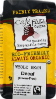 Cafe Fair® Decaf Organic Whole Bean Coffee Perspective: Main