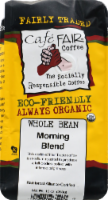 Cafe Fair® Morning Blend Medium Roast Organic Whole Bean Coffee Perspective: Main