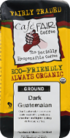 Cafe Fair® Dark Guatemalan Dark Roast Organic Ground Coffee Perspective: Main
