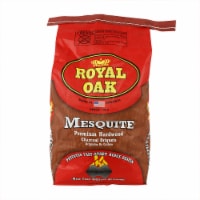 Royal Oak Mesquite Charcoal Briquets Premium Hardwood Fast-Start Ridges 14.6 LB