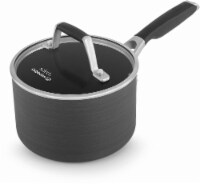 Select by Calphalon Hard-Anodized Nonstick Saucepan with Lid - Black Perspective: Main