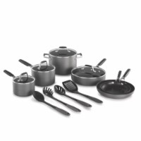 Calphalon 11pc Hard-Anodized Nonstick Dishwasher Safe Pots & Pans Cookware Set