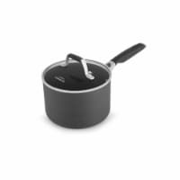 Calphalon Select Dishwasher-Safe Hard-Anondized Nonstick Saucier with Cover Perspective: Main