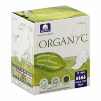 Organyc - Pads Night Cotton Fold W/ Wings - 1 Each - 10 CT
