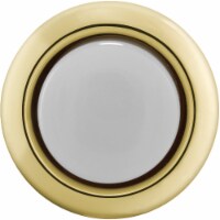 Heath Zenith Wired Gold Round LED Lighted Doorbell Push-Button SL-765-00