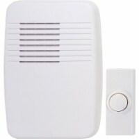 Heath Zenith Plug-In & Battery Operated White Wireless Door Chime SL-7366-03