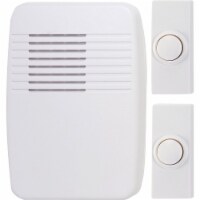 Heath Zenith 2btn Wht Wrls Chime Kit SL-7367-03