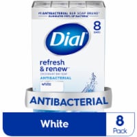 Dial White Antibacterial Deodorant Soap Bars
