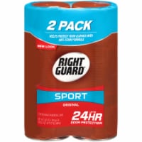 Right Guard Sport Original Deodorant Aerosol Cans Twin Pack