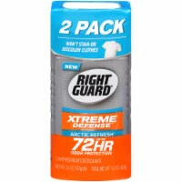 Right Guard Xtreme Defense Arctic Refresh Antiperspirant/Deodorant Invisible Solid Twin Pack
