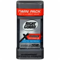 Right Guard® Xtreme Defense Arctic Refresh Gel Antiperspirant Twin Pack