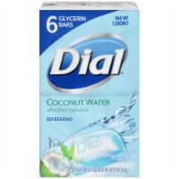 Dial Coconut Water Ultra Fresh Hydration Refreshing Bar Soap Perspective: Main