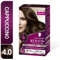 Schwarzkopf Keratin Color 4.0 Capuccino Permanent Hair Color Kit