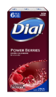 Dial Power Berries Skin Care Soap Bars Perspective: Main