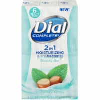 Dial Complete Mint & Shea Butter 2 in 1 Moisturizing & Antibacterial Soap Bars Perspective: Main