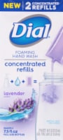 Dial® Lavender Scent Concentrated Foaming Hand Wash Refills Perspective: Main