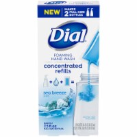 Dial® Sea Breeze Scent Concentrated Foaming Hand Wash Refills Perspective: Main