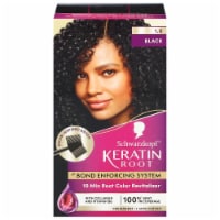 Schwarzkopf Keratin Root Bond Enforcing System Hair Color Kit - Black Perspective: Main