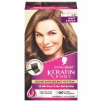 Schwarzkopf Keratin Root Bond Enforcing System Hair Color Kit - Light Brown Perspective: Main