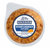 Kaukauna Sharp Cheddar Spreadable Cheese Ball Perspective: Main